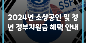 2024년소상공인청년정부지원금