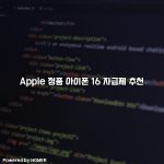 Apple 정품 아이폰 16 자급제 추천 [요약]