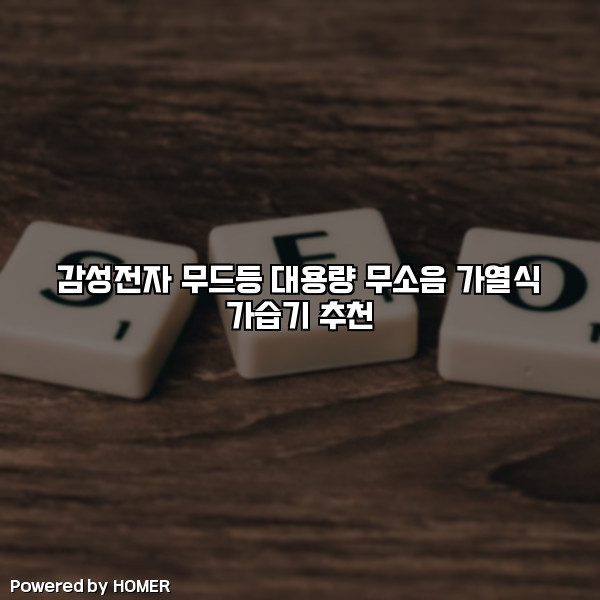 감성전자 무드등 대용량 무소음 가열식 가습기 추천 [요약]