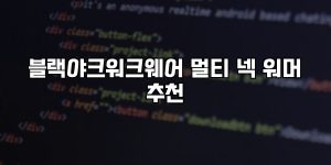 블랙야크워크웨어 멀티 넥 워머 추천 [요약]