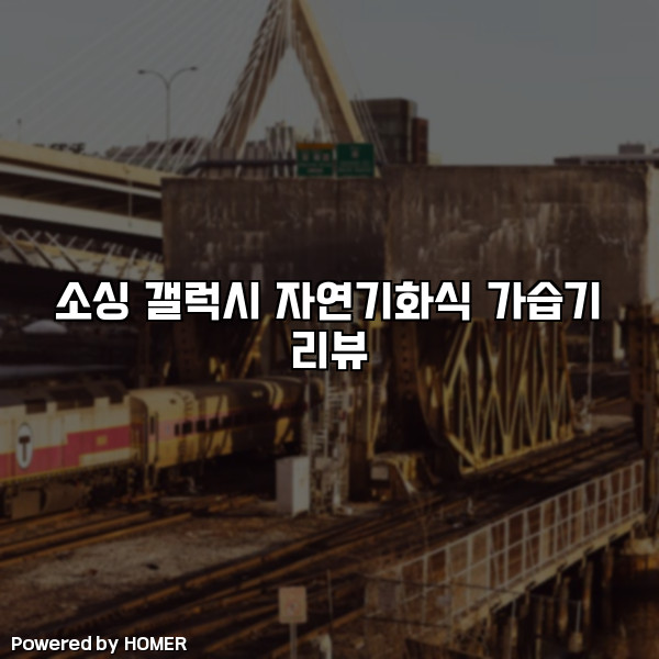 소싱 갤럭시 자연기화식 가습기 리뷰 [요약]
