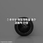 신혼부부 재정계획을 통한 경제적 안정 [요약]