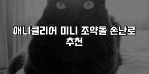 애니클리어 미니 조약돌 손난로 추천 [요약]