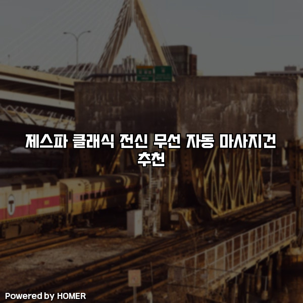 제스파 클래식 전신 무선 자동 마사지건 추천 [요약]