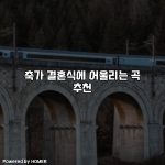 축가 결혼식에 어울리는 곡 추천 [요약]