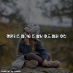 팬콧키즈 팝아이즈 퀼팅 후드 점퍼 추천 [요약]