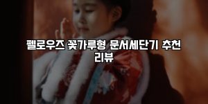 펠로우즈 꽃가루형 문서세단기 추천 리뷰 [요약]