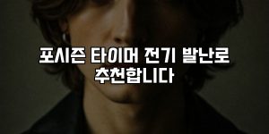 포시즌 타이머 전기 발난로 추천합니다 [요약]