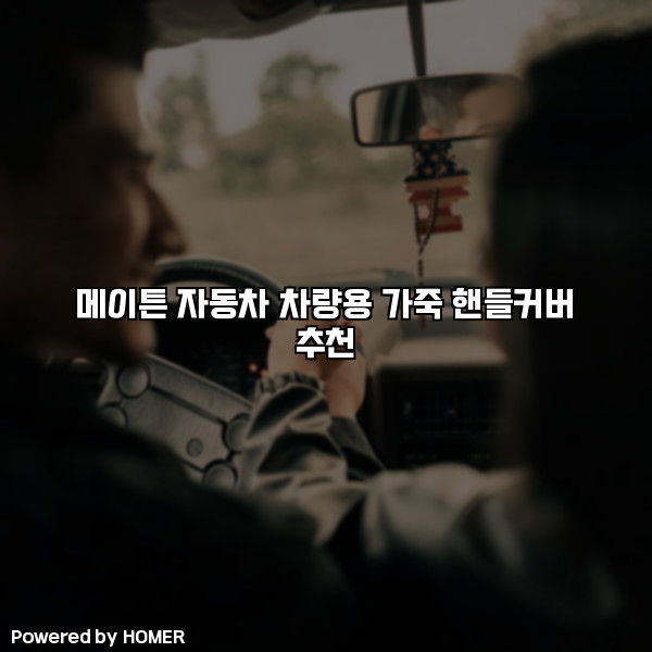 메이튼 자동차 차량용 가죽 핸들커버 추천 [요약]