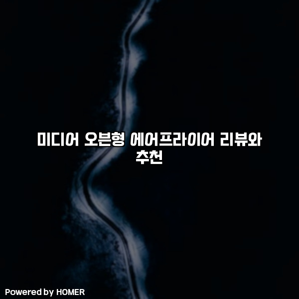 미디어 오븐형 에어프라이어 리뷰와 추천 [요약]