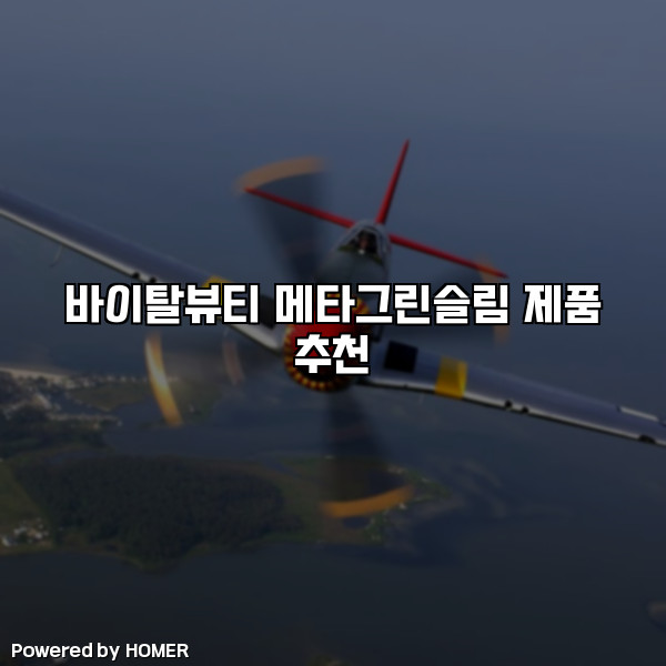 바이탈뷰티 메타그린슬림 제품 추천 [요약]