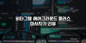 비타그램 에어그라운드 플러스 마사지기 리뷰 [요약]