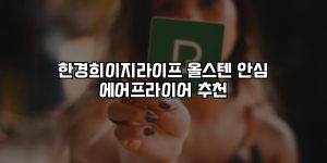 한경희이지라이프 올스텐 안심 에어프라이어 추천 [요약]